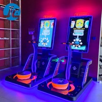 Jeu vidéo interactif dynamique JC Machine de danse d'arcade robuste Plate-forme LED Machine multi-jeux