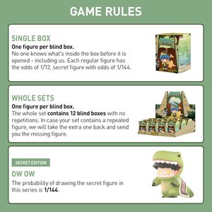 POP MART DIMOO Jurassic World Series Blind Box Figures - Action Figure a Sorpresa, Giocattoli da Collezione, Regali di Compleanno e Festività - Product Image 2