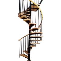Escalier en spirale en acier CBMmart, vente chaude, escalier rond, escalier en spirale, extérieur, pour maison et villa