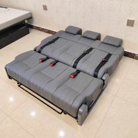 Asiento Cama Individual LXRV de Lujo en Tela Impermeable Transpirable para Vehículos Recreativos, Furgonetas Camper y MPV, con Base Giratoria