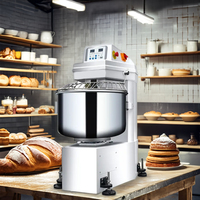 Mélangeur à spirale double vitesse pour boulangerie professionnelle avec double mouvement pour le mélange des aliments