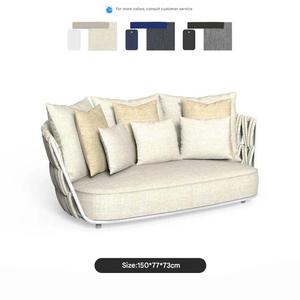 Set di Divani da Esterno in Rattan Shunhuang, Design Moderno con Cuscini <span class=keywords><strong>per</strong></span> Giardino e Soggiorno, Modello 20240319 - Product Image 4