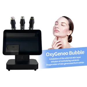 Meilleure vente Portable 3 en 1 Co2 bulle soins du visage rajeunissement de la peau Jet Peel beauté Machine oxygène Machines faciales
