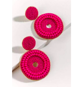 Pendientes bordados con cuentas Premium para mujer, joyería elegante hecha a mano, fiesta delicada, estilo de moda, diseño al por mayor - Product Image 1