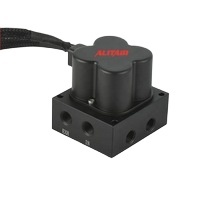 Vanne de commande de suspension solénoïde 12V - VU2 Vanne de collecteur de suspension pneumatique à 2 suspensions, 1/4NPT 1/8NPT Pièce de rechange directe