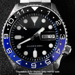 Bisel de Cerámica Inclinado Estilo <span class=keywords><strong>GMT</strong></span>, 38*30.6mm para SKX007 SKX175 <span class=keywords><strong>GMT</strong></span>-<span class=keywords><strong>Master</strong></span>, Cristal 31.5*30.5mm, Piezas de Reloj MOD - Product Image 6