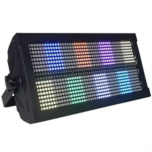 RGBW <b>LED</b> Strobe <b>Light</b> with DMX Control and Aluminum Construction for Stage DJ Club Disco Event Lighting - Product Image 2
