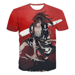 Camisetas divertidas de talla grande para hombre, camisa con estampado 3D de <span class=keywords><strong>Anime</strong></span> japonés, informal, de verano, Harajuku, Hip Hop - Product Image 3