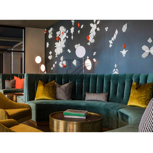 Americano personalizado se restaurante tela de esquina de cuero ktv sofá - Product Image 1