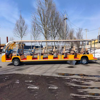 Nuevo y Popular Autobús Turístico Eléctrico Personalizado de 23 Asientos, Estructura de Acero, Neumático, XCEGO, para Fábricas y Aeropuertos