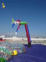 Danse gonflable de Clown, cctv