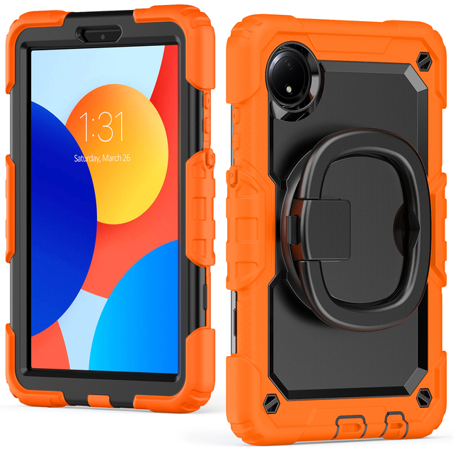 Factory Direct Heavy Duty Shockproof Full Body Rugged Silicone Tablet Case for Redmi Pad SE 8.7 Inch