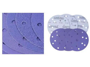 세라믹 샌딩 디스크 150 MM 다중 구멍 후크 및 루프 샌딩 디스크 사포 - Product Image 4