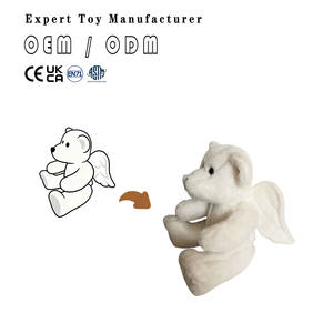 Orsacchiotto Angelo in <span class=keywords><strong>Peluche</strong></span> Personalizzato con il Tuo Design, Produzione OEM ODM Certificata CE CPC - Product Image 1