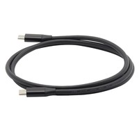 Cable USB 3.1 Tipo C a C DFX con todas las funciones, 60W 3A, carga rápida, video 4K 60Hz para Laptop Hub