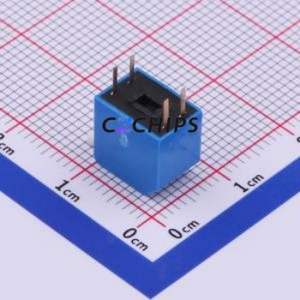 DP-02BP DIP Switch Through hole Component (THT) Switch Piano Key Single Pole Single Throw 2 2.54mm - Product Image 2