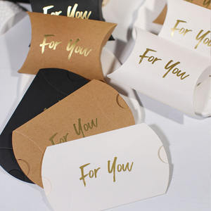 CSMD中国メーカーYiwuサプライヤーウェディングゲスト用パーソナルラベル受け入れ枕形状カスタム黒ギフトボックス - Product Image 5