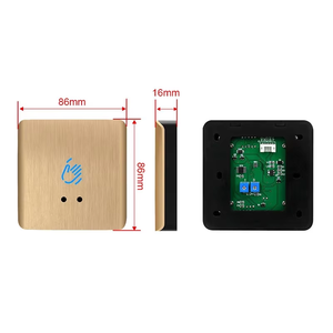 Yistar nhôm hợp kim Bảng điều chỉnh không có cảm ứng hồng ngoại cảm biến cửa phát hành chuyển đổi Vàng touchless Exit nút - Product Image 6