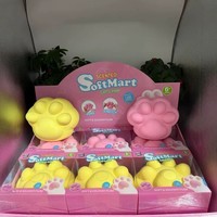 Jouet anti-stress géant en forme de sucette fusée de 28 cm, en farine et TPR, jouet à presser pour soulager le stress