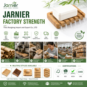 Jarnier Soporte <span class=keywords><strong>para</strong></span> Barra de Champú <span class=keywords><strong>para</strong></span> <span class=keywords><strong>Ducha</strong></span>, Jabonera de Madera, Bandeja Ahorradora de Jabón, Estuche de Viaje, Jabonera de Bambú - Product Image 6