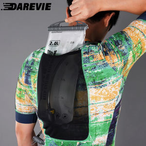 Maillot de cyclisme Darevie personnalisé avec poche d'hydratation 2L, maillot de vélo de gravier personnalisé, vêtements de vélo extensibles - Product Image 2