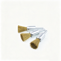 Brosse industrielle OEM en laiton à fil coupé avec tige – Idéale pour l'élimination de la rouille et le nettoyage de surface, vitesse de rotation maximale 10000 tr/min