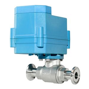 Vanne motorisée TONHE E20-T-S2-B-Q DN10 en acier inoxydable, commande sans fil alimentée par batterie, pour eau et air, 0-1 MPa, type boule - Product Image 3