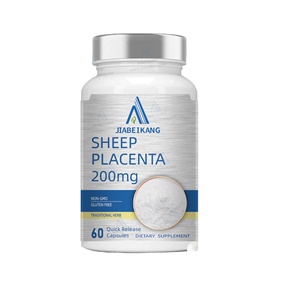Offre Spéciale Mouton Placenta Capsules GMP Usine Marque Privée Blanchiment De La Peau Vitamine Mouton Placenta - Product Image 1