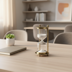 Vintage Metal Hourglass Custom Logo <strong>Sand</strong> <strong>Timer</strong> 1-60 Minutes Glass <strong>Sand</strong> Clock with Customized <strong>Sand</strong> Color for Home Office Decor - Product Image 6