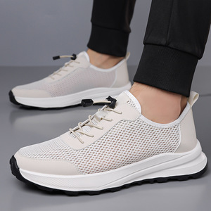 Chaussures de course en mesh pour hommes, légères, semelle intermédiaire en EVA, semelle extérieure en caoutchouc, respirantes, pour l'été, baskets athlétiques - Product Image 3