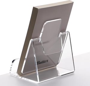 Support de présentation de livres en acrylique transparent poli et support de livres, porte-cartes postales, <span class=keywords><strong>chevalet</strong></span> pour œuvres d'art - Product Image 2