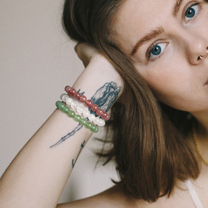 3Pcs/<b>sets</b> Hot Selling Natural Gemstone Bracelet Healing 8mm <b>Beads</b> Crystal Quartz Stone Bracelet for Women Men Jewelry Gift - Product Image 2