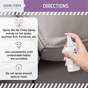 Spray anti-mastication sans alcool OEM/ODM pour chiens et chats - Dissuasion amère sûre pour les meubles et les points chauds - Product Image 5