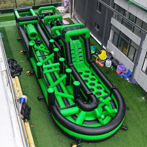 Circuito de Obstáculos Inflable de 72 Pies - Casa de Juegos Inflable para Patio Trasero con Tobogán, Escalada y Gateo para Niños y Adultos - Product Image 5