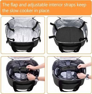 Sac de transport isotherme pour autocuiseur, grande capacité, étanche, avec logo personnalisé, certifié BSCI - Product Image 5