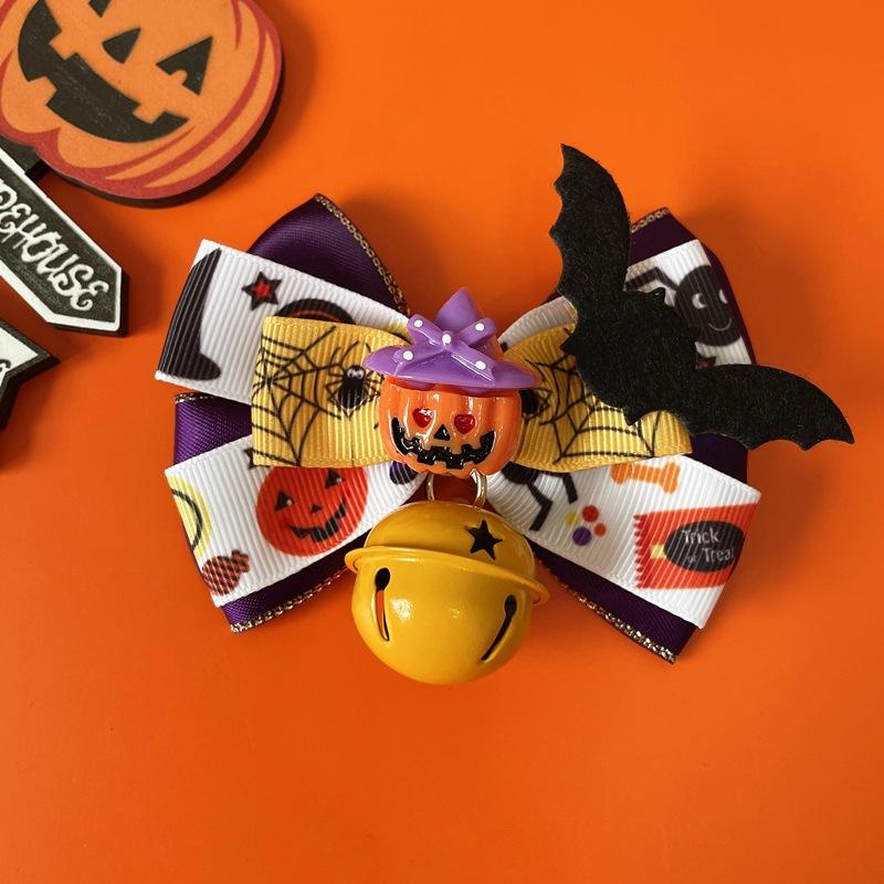 หมวกฟักทองโบว์สีขาว