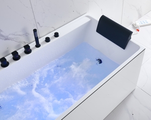 <span class=keywords><strong>Baignoire</strong></span> de massage moderne écologique de luxe <span class=keywords><strong>en</strong></span> <span class=keywords><strong>céramique</strong></span> sur pied avec bain à remous 1 personne intérieure surdimensionnée - Product Image 5