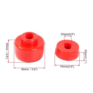 Bujes de resorte de poliuretano 7-141 para Chevrolet Silverado GMC1500 2500, piezas de repuesto rojas y negras - Product Image 2