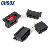 Gran oferta automotriz OBD2 OBDII conector hembra 8 16 pines extensión conector Accesorios