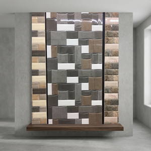 Azulejos de Pared de Porcelana Modernos para Exteriores, Efecto Piedra Arenisca, Acabado Brillante, 300x600mm, Cerámica de la Fábrica Vistaar, India - Product Image 2