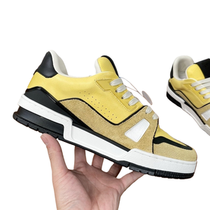 Mocasines de Cuero Genuino de Alta Calidad para Hombre y Mujer, Diseño Retro de Lujo, Forro de Malla Antideslizante, Color Amarillo - Product Image 3