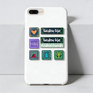 Spilla magnetica in metallo con adesivi in metallo, - Product Image 3