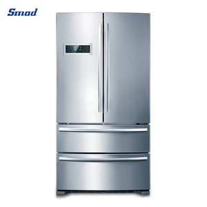 Refrigerador Electrónico de Acero Inoxidable con Puerta <span class=keywords><strong>Francesa</strong></span>, Refrigerador de Dos Puertas - Product Image 2