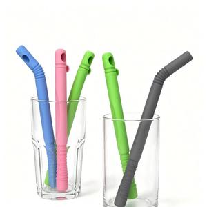 Nouveauté : Inhalateurs en silicone réutilisables <span class=keywords><strong>pour</strong></span> arrêter <span class=keywords><strong>de</strong></span> <span class=keywords><strong>fumer</strong></span> avec poignée antidérapante, sans BPA, aide respiratoire à mâcher, noyau remplaçable - Product Image 4