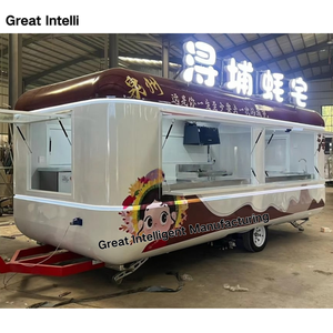 Mini étal de nourriture de rue mobile personnalisé crème glacée bière jus thé bulle camion de vente pour collation - Product Image 1