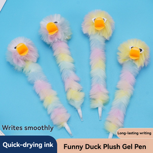Bolígrafo de Gel con Diseño de Pato Creativo y Oruga Fea y Adorable para Regalo de Papelería Kawaii y Suministros de Oficina - Product Image 2