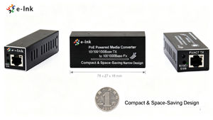 Konverter Media serat SFP Mini berdaya PoE untuk sistem CCTV - Product Image 4