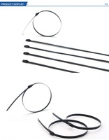 Attaches-câbles réutilisables autobloquants en acier inoxydable Barb-lock 480 x 13 mm