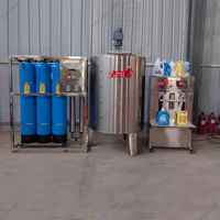 Mélangeur de détergent liquide chimique SUS316L/machine de fabrication de savon liquide/machine de remplissage et d'étiquetage de détergent de lessive liquide