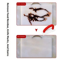 Grattoir de nettoyage pour planche à découper en acier inoxydable, coloré, pour trier les aliments crus et cuits, usage domestique et commercial
